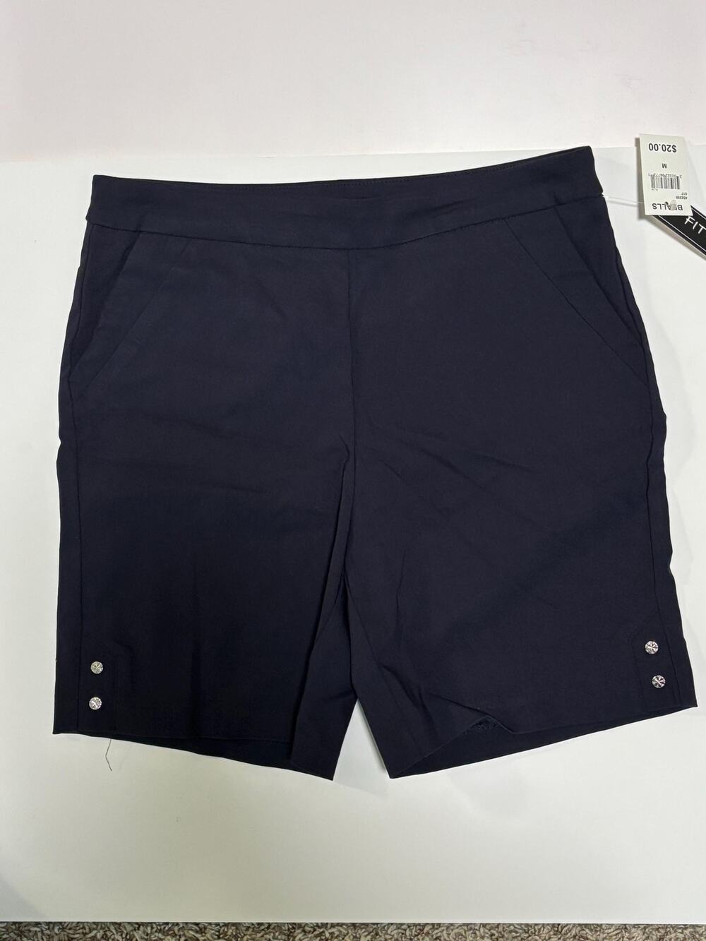 Fit Sight Woman’s Black Stretch Shorts Size Medium NWT